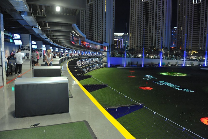 Here's what it's like to party at Topgolf Las Vegas Courses Golf Digest